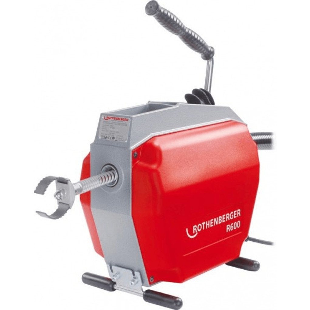 Rothenberger R 600 - Rohrreinigungsmaschine 150 cm (690W, 467 U/min) - inkl. Transportkoffer, Rechts-/Linkslauf